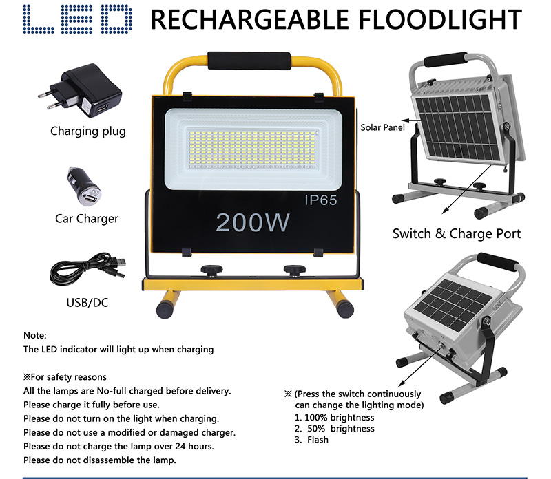 Outdoor Work Light Waterproof High Lumen Security LED PCB Flood light