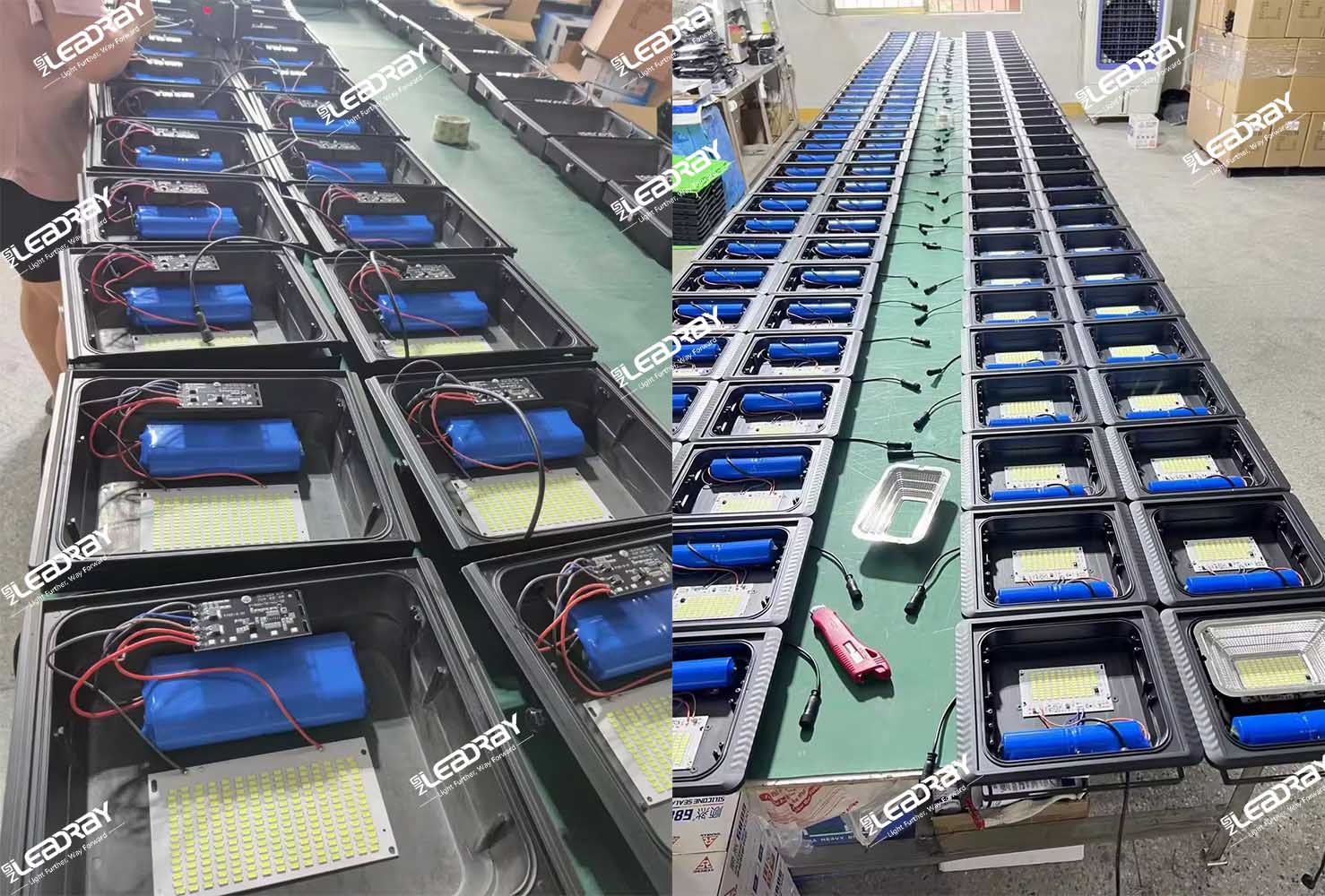 LED solar flood lights