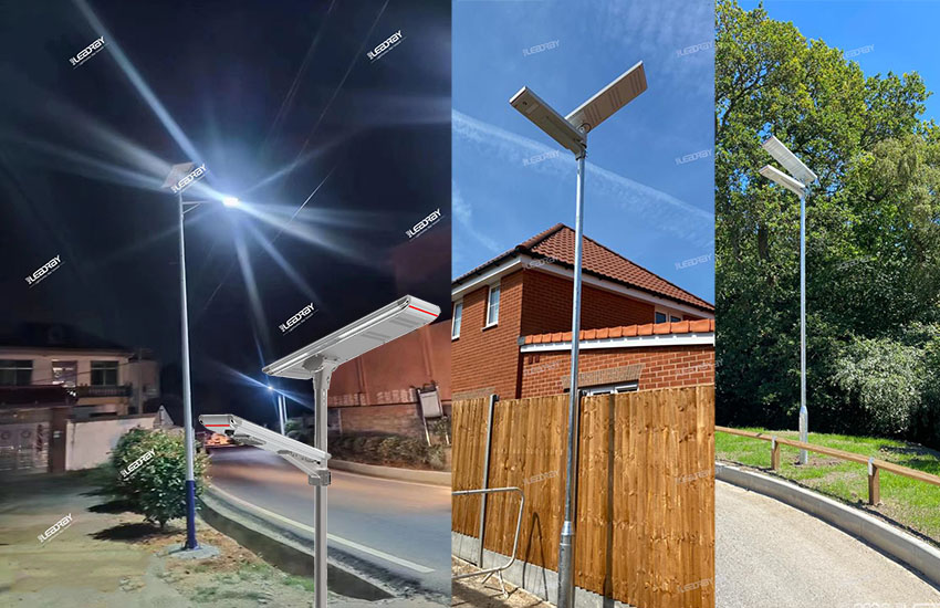  maintenance and replacement of components for semi integrated solar street lights