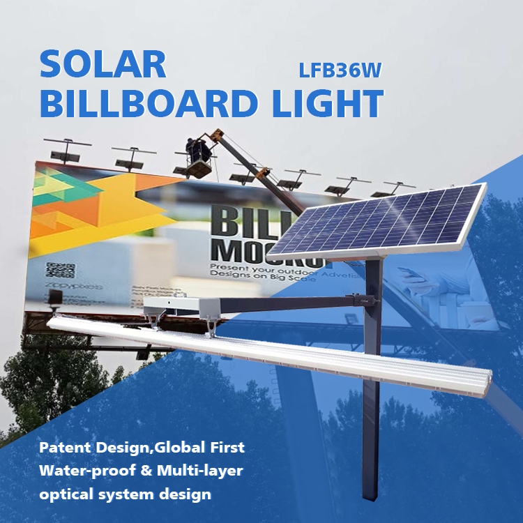 Solar Billboard Light Outdoor Roof Top Advertising Trivision