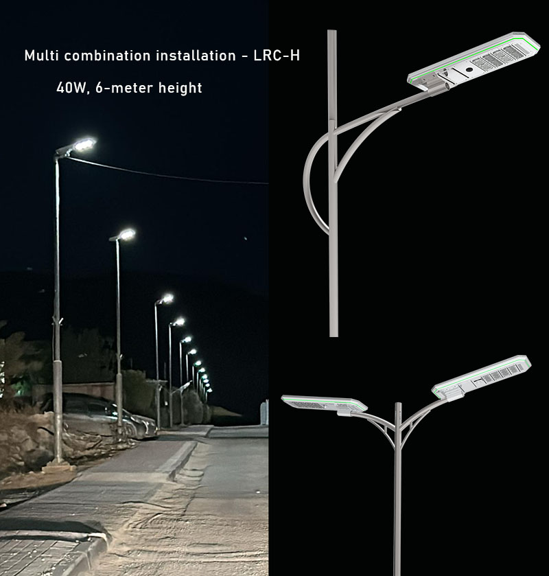 solar street light; 40W solar street light; Township solar street lights.