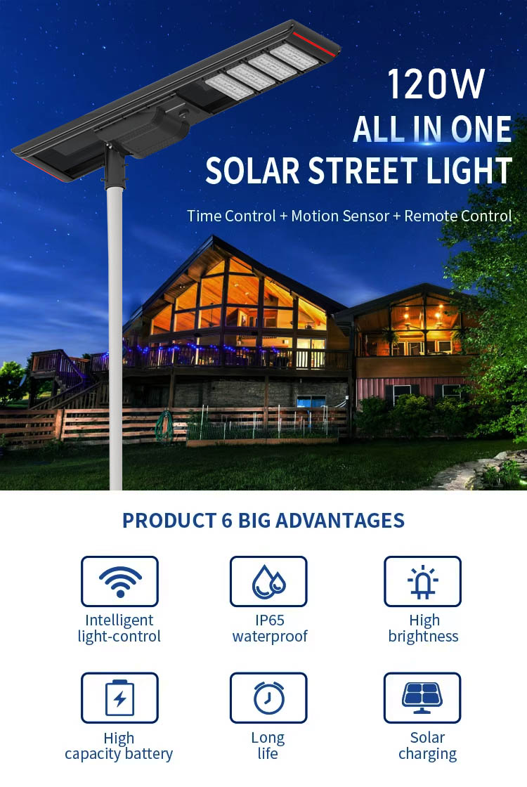 solar street light with lithium battery