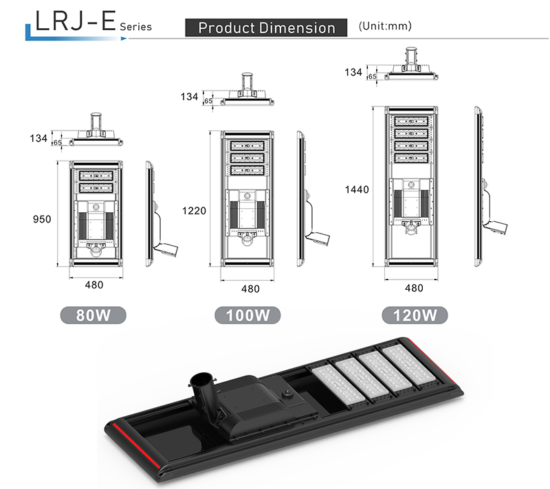 Integrated Large Engineering Smart LED Solar Street Light