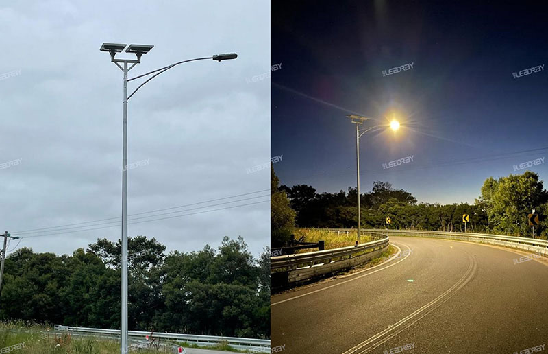 Chip quality of solar street lights