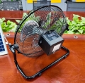 12V DC solar energy power battery portable rechargeable floor fan Stand Angle Adjustable Recharge Portable Solar Panel Table Fan
