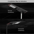 Patent High Lumens Integrated Solar Street Light Outdoor Lighting 80w 100w 120w Prowe Led Light