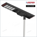 Patent High Lumens Integrated Solar Street Light Outdoor Lighting 80w 100w 120w Prowe Led Light