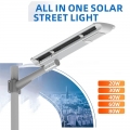 Energy Saving Integrated All In One Led Solar Street Light 20w 30w 40w 60w 80w Remote Control