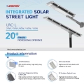 Energy Saving Integrated All In One Led Solar Street Light 20w 30w 40w 60w 80w Remote Control