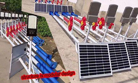 Commercial Solar Street Light High Quality ​structure is modular design Split solar street light 