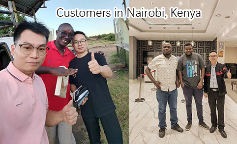 In Nairobi, Kenya, I personally visited the client and had friendly greetings and exchanges，2024.6.26 &2024.7.2