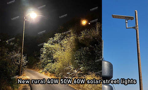 Solar street light installed at a height of 6 meters, human body induction light outdoor household LRC-H40W